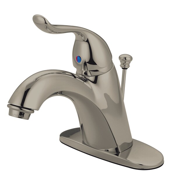 4" Single, Handle Bathroom Faucet, Brushed Nickel
